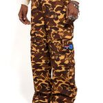 WOA Camouflage pants with a WA brand logo on a white background