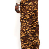 WOA Camouflage pants with a WA brand logo on a white background