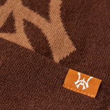 WOA Crest Knit Cap - Mocha