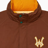 Harbor Sailing Jacket - Mocha / Marine Green