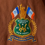 Harbor Sailing Jacket - Mocha / Marine Green