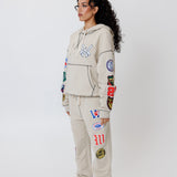 W.O.A. Rugby Club Hoodie - Sandstone