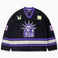 Front view of the Wisdom Of Age Knit Hockey jersey Midnight. WOA Liberty logo on the front with  and captains C on the left shoulder and a WA patch on the right shoulder. the number 21 on the sleeves