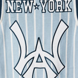 Knit Basketball Jersey- Steel Blue