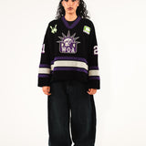 Knit Hockey Jersey - Midnight