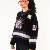 Knit Hockey Jersey - Midnight