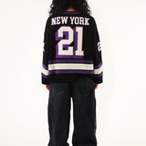 Knit Hockey Jersey - Midnight