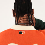 Bleecker Rugby Polo LS - Orange & Green