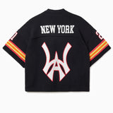 Knit Football Jersey - Black