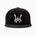 Wisdom Of age Skyline Fitted Hat Black front view