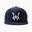 Wisdom Of age Logo Fitted Hat Navy Front view Close up