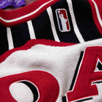 Wisdom of Age black pinstripe Empire Basketball Jersey premium knit cotton material