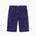 WOA Canvas Carpenter Shorts in Purple with WOA brand label on a white background