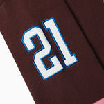 Wisdom Of Age Hockey Jersey Chocolate Sleeve close up 21