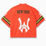 WOA Knit Football Jersey- Tangerine