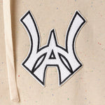 Close up of the WA logo
