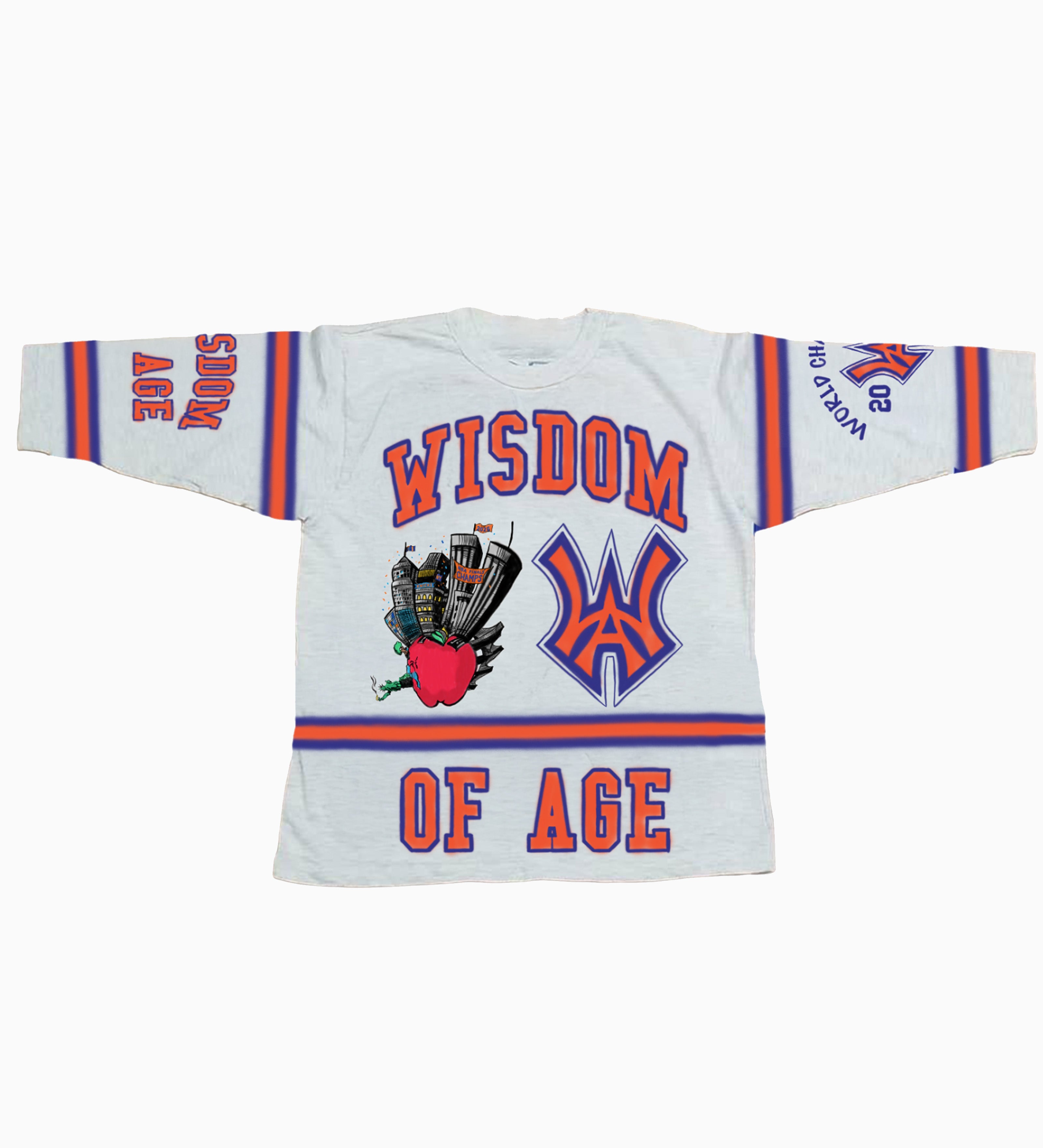 Wisdom Of Age City Champs shirt Celebrating the New York Knicks 2026 NBA Championship.