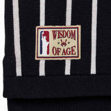 Wisdom Of Age Empire Basketball Jersey Black Pinstripe front view brand patch